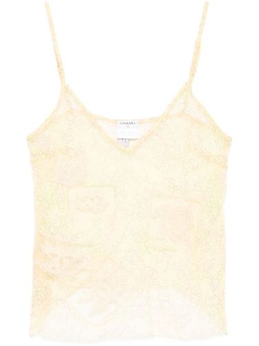Blouse sans manches à logo imprimé (2006) - CHANEL Pre-Owned - Modalova