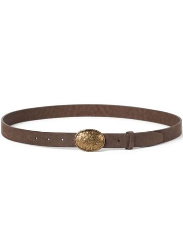 Ceinture en cuir à boucle décorative - Brunello Cucinelli - Modalova