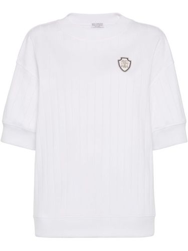 T-shirt à patch logo - Brunello Cucinelli - Modalova