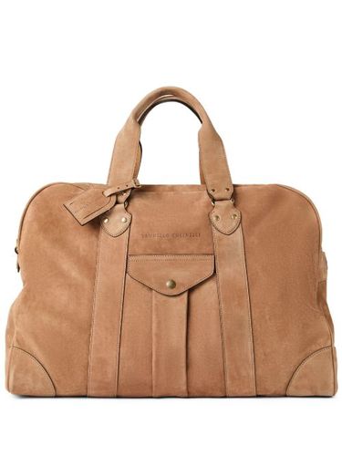Sac fourre-tout en cuir - Brunello Cucinelli - Modalova