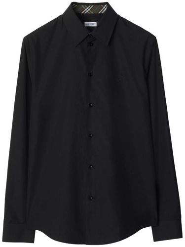 Burberry chemise à logo EKD - Noir - Burberry - Modalova