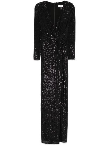 Robe longue à détails de sequins - NISSA - Modalova