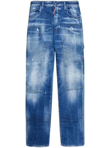 DSQUARED2 jean à effet usé - Bleu - DSQUARED2 - Modalova