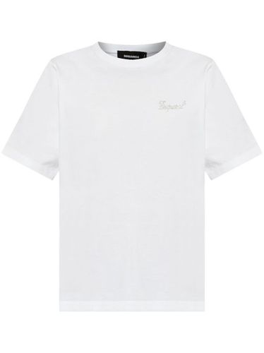 T-shirt à logo strassé - DSQUARED2 - Modalova