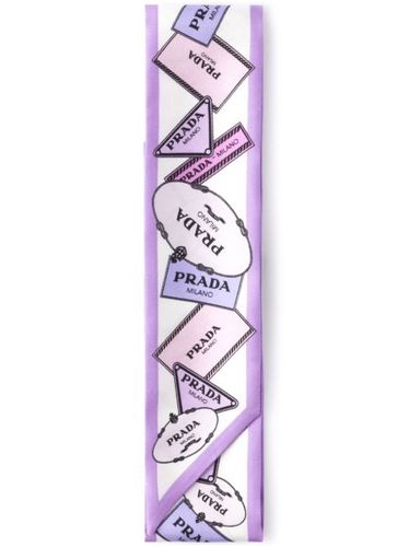 Foulard imprimé en sergé - Prada - Modalova