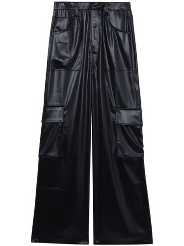 Pantalon en cuir artificiel à poches cargo - BAPY BY *A BATHING APE® - Modalova