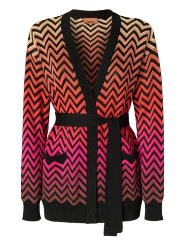 Cardigan à motif de chevrons - Missoni - Modalova