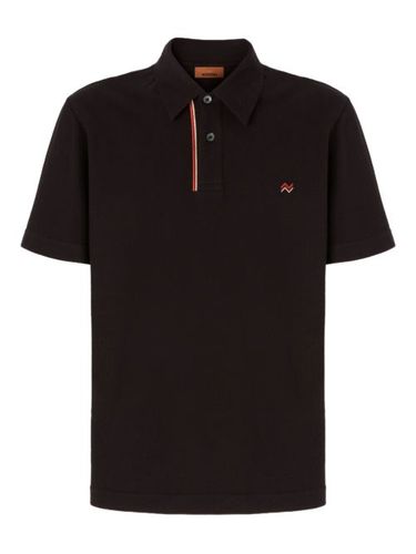 Missoni polo à logo brodé - Noir - Missoni - Modalova