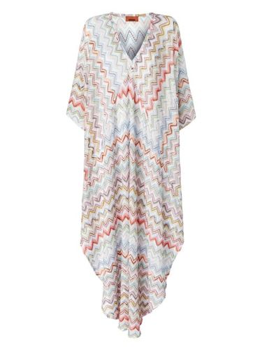 Robe mi-longue à motif zigzag - Missoni - Modalova