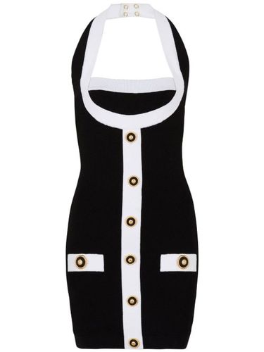 Robe bicolore à dos-nu - Balmain - Modalova