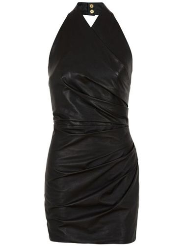 Robe drapée à coupe courte - Balmain - Modalova