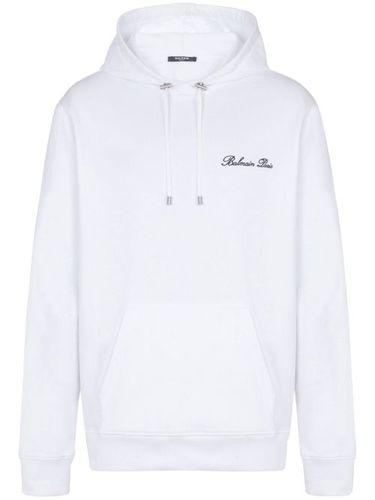 Hoodie à logo brodé - Balmain - Modalova