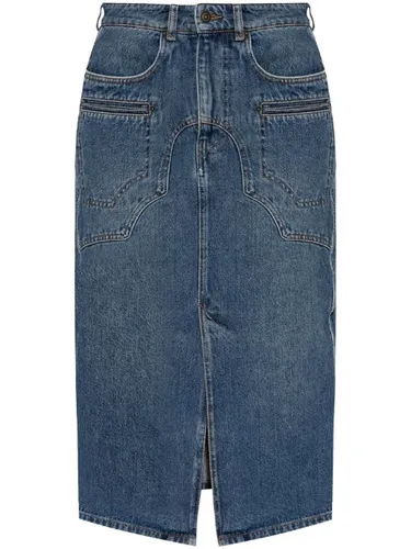 Jupe Britt en jean - ISABEL MARANT - Modalova