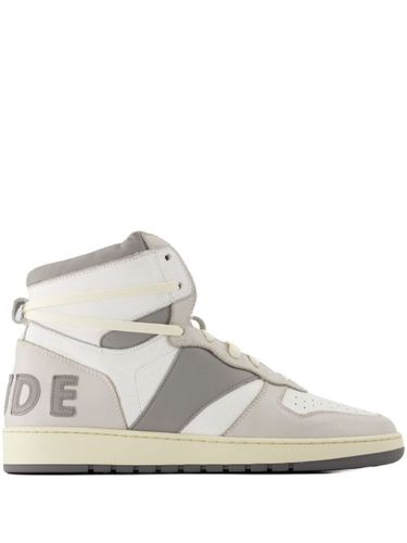 RHUDE baskets à patch logo - Blanc - RHUDE - Modalova
