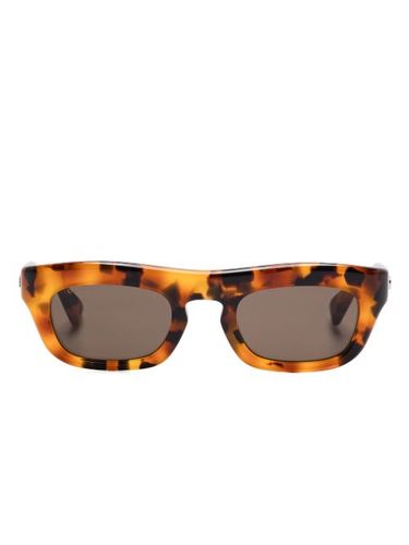 Lunettes de soleil à monture rectangulaire - Gucci Eyewear - Modalova