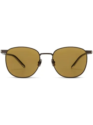 Lunettes de soleil à logo gravé - Saint Laurent Eyewear - Modalova