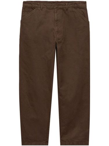 Pantalon chino à plaque logo - Prada - Modalova