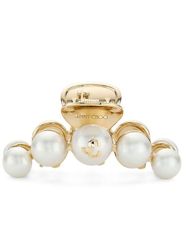 Jimmy Choo barrette à perles - Or - Jimmy Choo - Modalova