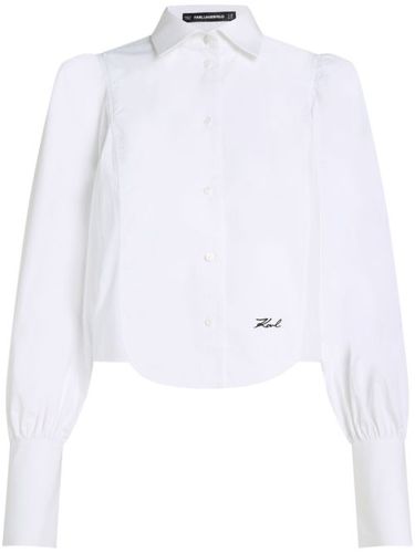 Chemise à logo brodé - Karl Lagerfeld - Modalova