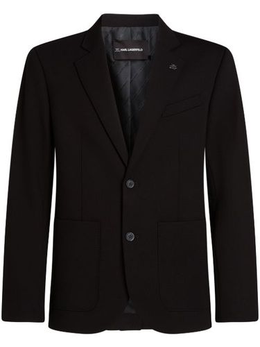 Blazer à simple boutonnage - Karl Lagerfeld - Modalova