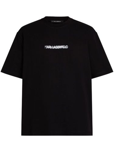T-shirt à logo flouté - Karl Lagerfeld - Modalova