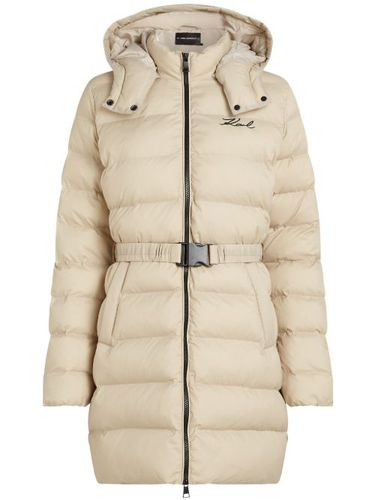 Veste matelassée Signature - Karl Lagerfeld - Modalova