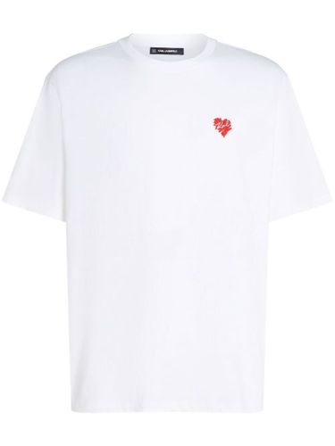 Chemise à motif cœur - Karl Lagerfeld - Modalova