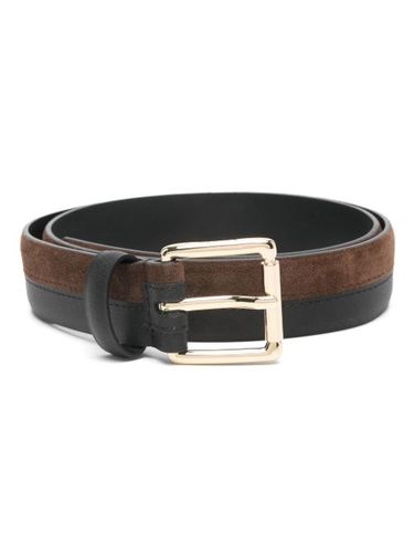 SANDRO ceinture en cuir - Noir - SANDRO - Modalova