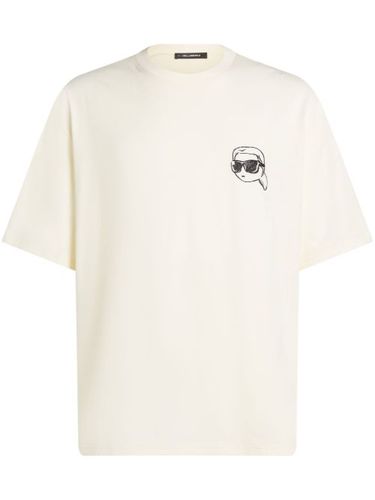 T-shirt à patch Ikon - Karl Lagerfeld - Modalova