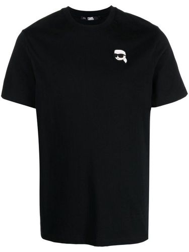 T-shirt Ikonik Patch en coton biologique - Karl Lagerfeld - Modalova