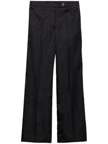 Pantalon droit à logo triangle - Prada - Modalova