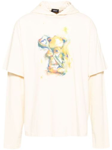 Hoodie superposé à motif d'ourson - We11done - Modalova