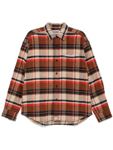 Chemise en flanelle à carreaux - A BATHING APE® - Modalova