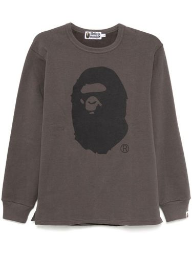 Sweat Ape Head en coton brossé - A BATHING APE® - Modalova