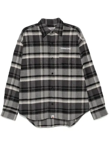 Chemise en flanelle à carreaux - A BATHING APE® - Modalova