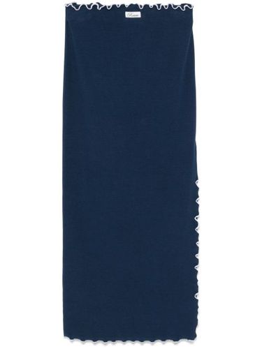 Jupe mi-longue à design nervuré - ROTATE BIRGER CHRISTENSEN - Modalova