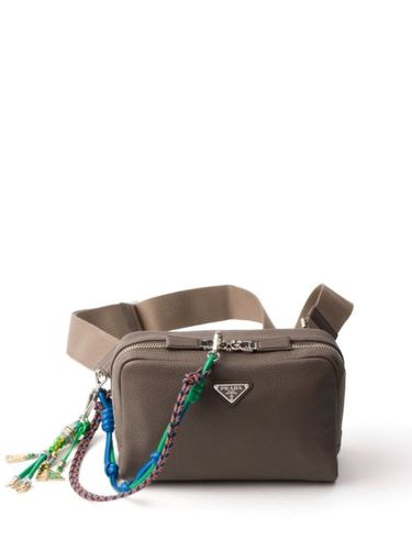 Sac porté épaule en cuir à ornements - Prada - Modalova