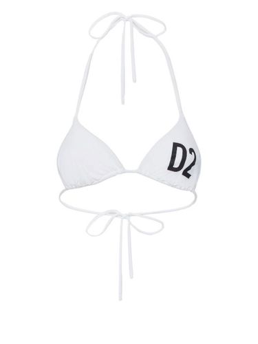 Haut de bikini à logo imprimé - DSQUARED2 - Modalova