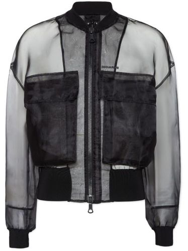 Veste bomber à effet de transparence - DSQUARED2 - Modalova