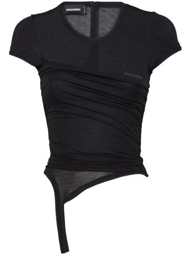 T-shirt à design asymétrique - DSQUARED2 - Modalova