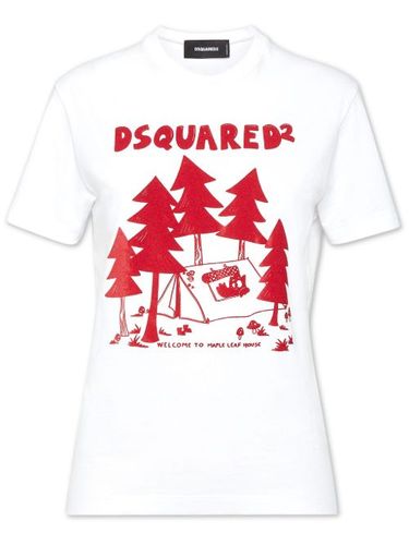 T-shirt à logo imprimé - DSQUARED2 - Modalova