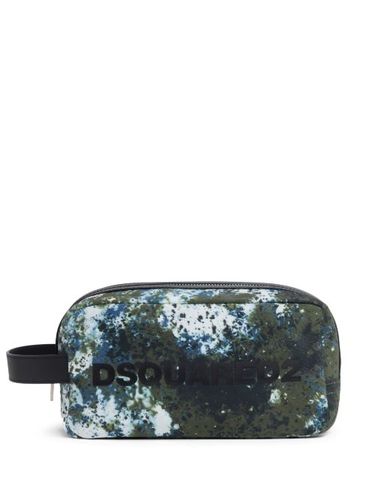 Trousse de toilette à effet taches de peinture - DSQUARED2 - Modalova