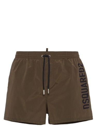 Short de bain à logo imprimé - DSQUARED2 - Modalova