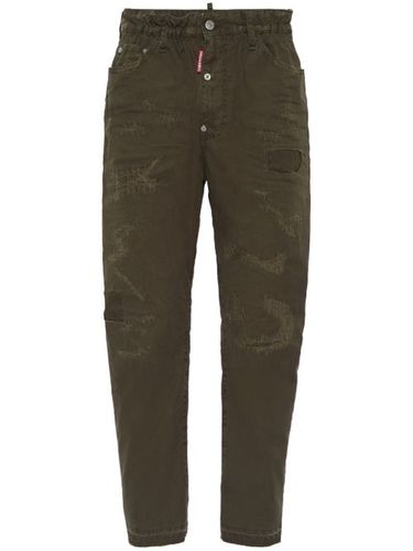 Pantalon à effet usé en effet - DSQUARED2 - Modalova