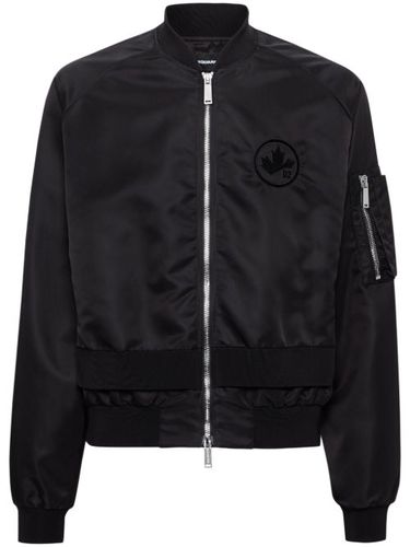 Veste bomber à logo appliqué - DSQUARED2 - Modalova
