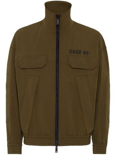Veste bomber à logo imprimé - DSQUARED2 - Modalova