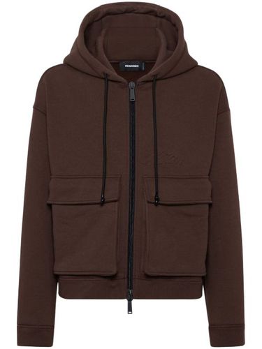 Hoodie à fermeture zippée - DSQUARED2 - Modalova