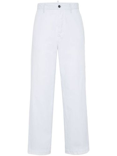 Pantalon en coton à coupe droite - DSQUARED2 - Modalova
