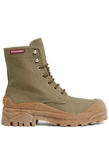 DSQUARED2 bottines en toile - Vert - DSQUARED2 - Modalova