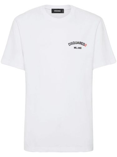 T-shirt à logo brodé - DSQUARED2 - Modalova